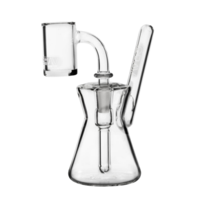 Shop GRAV Hourglass Pocket Bubbler Dab Rig 12cm in australian