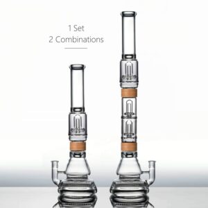 Shop Viteglass - 23" Voyager + Dual Perc Bong in australian