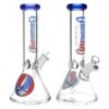 Shop Grateful Dead x Pulsar Steal Your Face Beaker Glass Bong - 11.75" / 14mm F in australian
