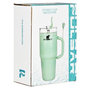 Shop Pulsar Stonely Cup Glass Bong | 8.5" | 14mm F in australian