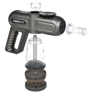 Shop SeshGear Super Smoker Smoke Thrower Bong - 1500mAh / Black in australian