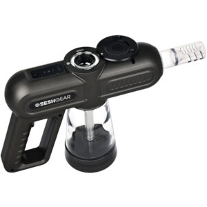 Shop SeshGear Super Smoker Smoke Thrower Bong - 1500mAh / Black in australian