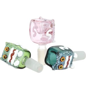 Shop Robot Head Glass Herb Slide - 14mm M 5ct in australian