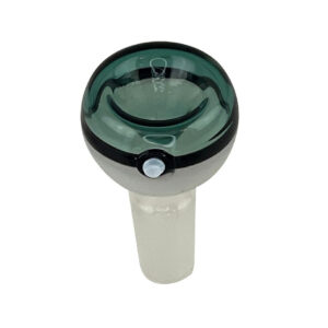 Shop Teal Poke Ball Glass Bong Bowl - 14mm in australian
