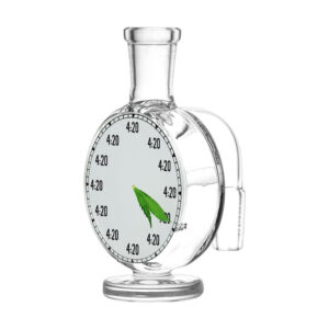 Shop Pulsar 420 Timepiece Glass Ash Catcher - 4" / 14mm M / 90D in australian