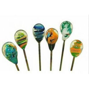 Shop Handblown Glass Hairpin/Poker 6" in australian