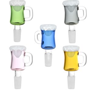 Shop Beer Mug Glass Herb Slide / 14mm M 5ct in australian