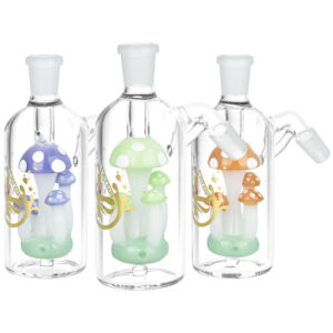 Shop Pulsar Shroom Quintet Ash Catcher | 5.25" | 14mm | Colors Vary in australian