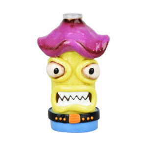 Shop Shroom Monster Glass & Enamel Ash Catcher - 4.75" / 14mm M / 90D / Colors Vary in australian
