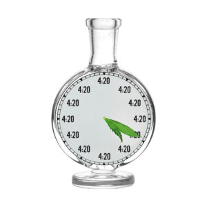 Shop Pulsar 420 Timepiece Glass Ash Catcher - 4" / 14mm M / 90D in australian