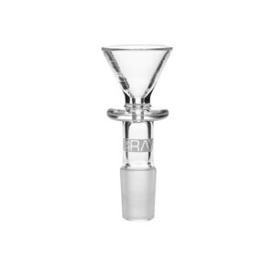Shop Grav Funnel Herb Slide Flower bowl - 14mm Male 5pk in australian